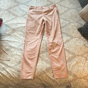 H&M side zip dusty rose pants.